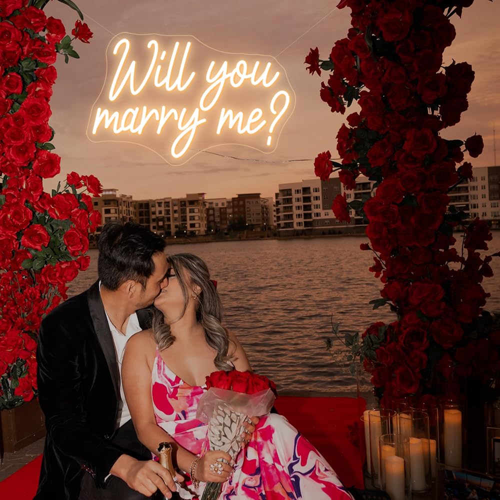 Amazon.co.jp: Will You Marry Me ネオンサイン Marry Me プロポーザル
