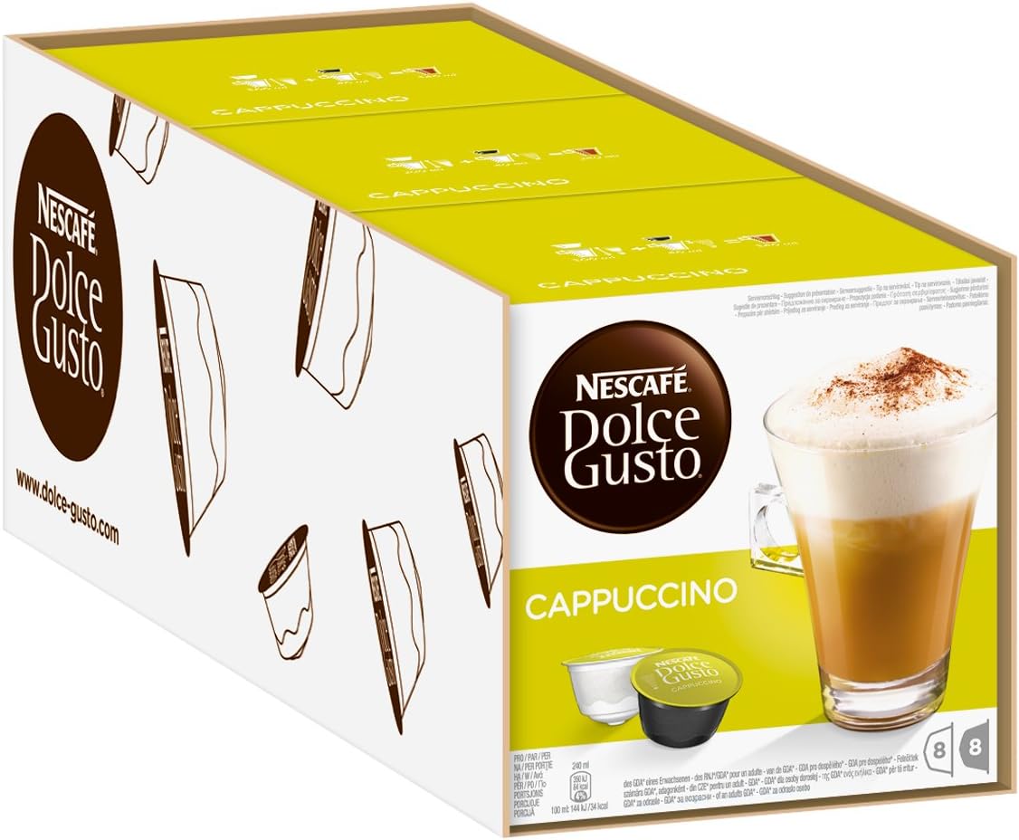 NESCAFÉ Dolce Gusto Cappuccino Coffee Pods (48 Capsules)