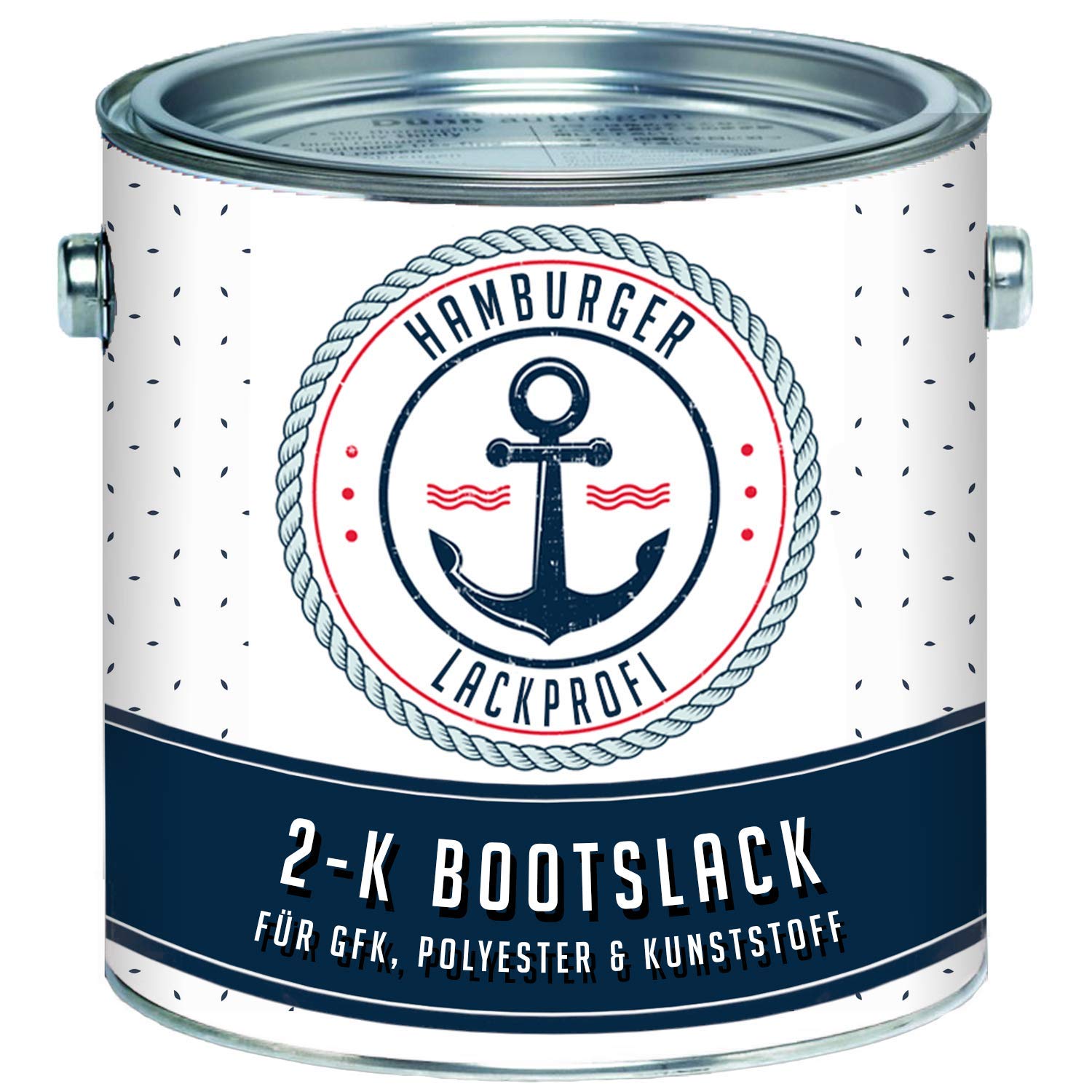 Buy Hamburger LackProfi 2K Boat Paint Matt Umbra Grey RAL 7022 Grey
