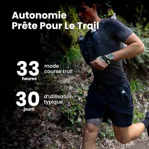 Amazfit Cheetah 2 Ultra 47mm GPS Smart Watch, 1.5" AMOLED Sapphire Glass, Titanium Case, 30-Day Battery life, Flashlight, 64GB Storage, NFC, Offline Maps,180+ Sports & HYROX, for Android & iPhone - 4