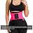 VENUZOR Waist Trainer Belt for Women - Waist Cincher Trimmer - Slimming Body Shaper Belt - Sport Girdle Belt (UP Graded) (Z1-FL Pink, Small)