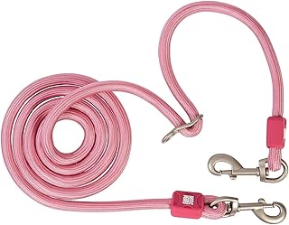 Max & Molly Tauleine Hund, 2m stufenlos verstellbare Hundeleine kleine Hunde leicht mit 2 Karabinern, nur 122 Gramm, Matrix 2.0, Rose/S, aus Nylon - Komfort für Dich und deinen treuen Begleiter