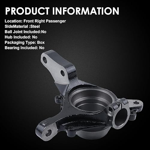 Miniatura 7 de vks Manguito de dirección de suspensión delantera para Forester 00-08, Impreza 00-07, Legacy 00-04, Outback 00-04, Baja 03-06, lado derecho del