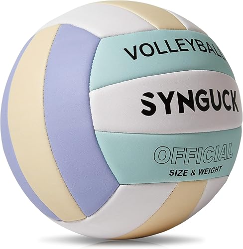 Miniatura 7 de Size 5 Volleyball,Official Soft Indoor Outdoor Volleyballs Sports Training Game Play Ball for Youth, Teenager, Adult