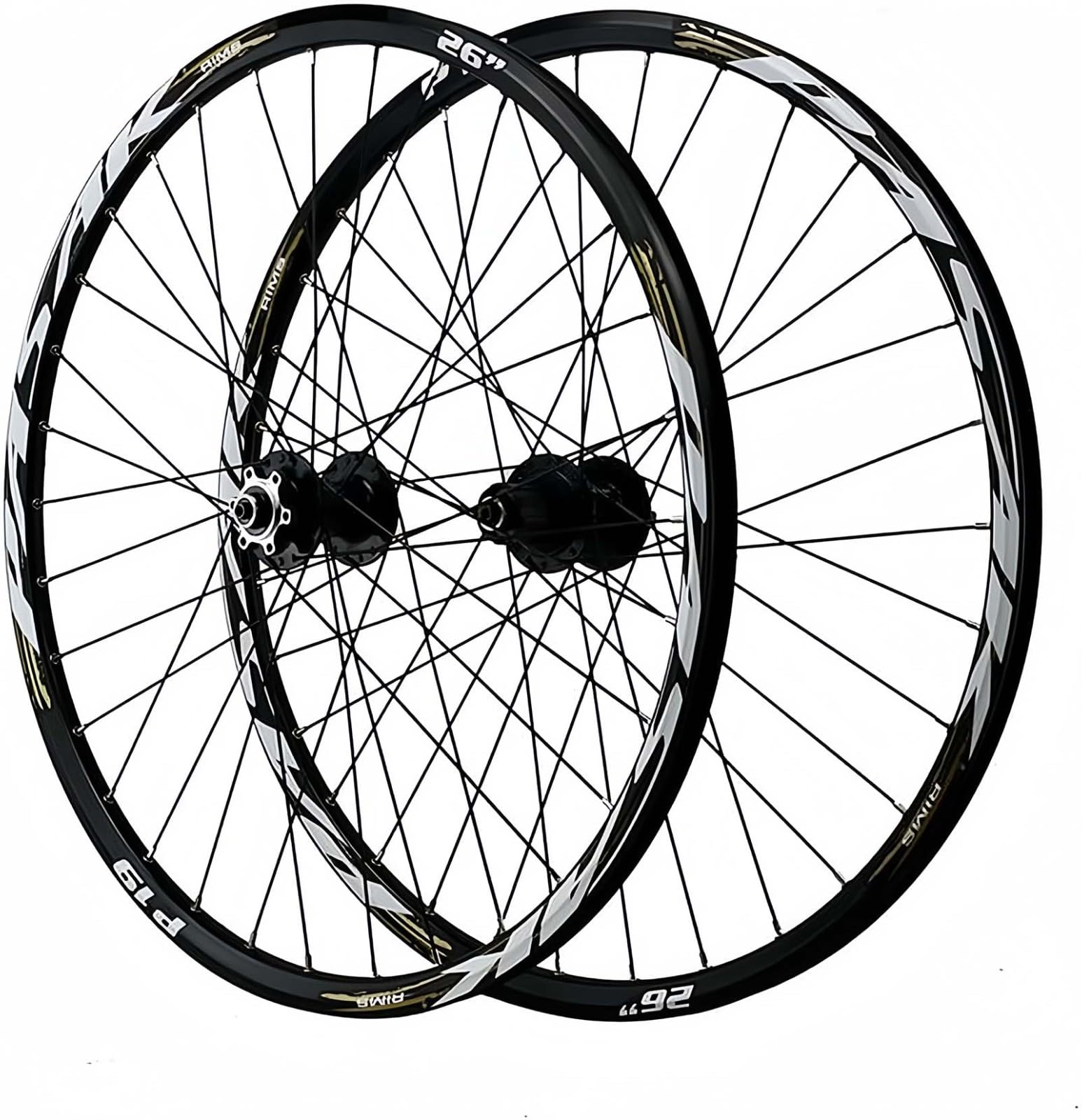 Set Di Ruote MTB Per Mountain Bike Ruota Anteriore E Ruota Posteriore Cassetta 7-12S Cerchio 32H Cerchio Da 26/27,5/29 Pollici Freno A Disco In Lega Con Cuscinetto Sigillato