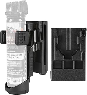 VOTAGOO GEAR Quick Release OC/Mace Spray Holder, MK4 Holster Tactical Pepper Spray Carry Case for Duty Belt & MOLLE Vest, ...