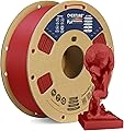 OVERTURE PLA Plus (PLA+) Filament Imprimante 3D 1.75mm, Ténacité Professionnelle, 1kg (2.2lbs), Précision Dimensionnelle +/- 0,02mm (Rouge Frais)
