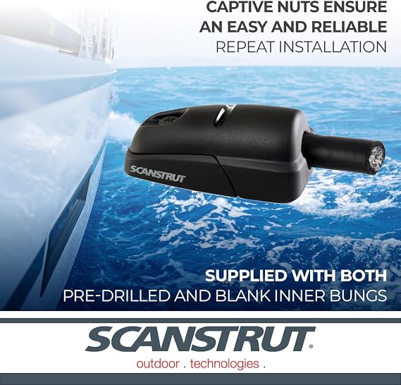 Scanstrut DS-H10-BLK Horizontal Cable Seal for Cables from 6-10mm - Black