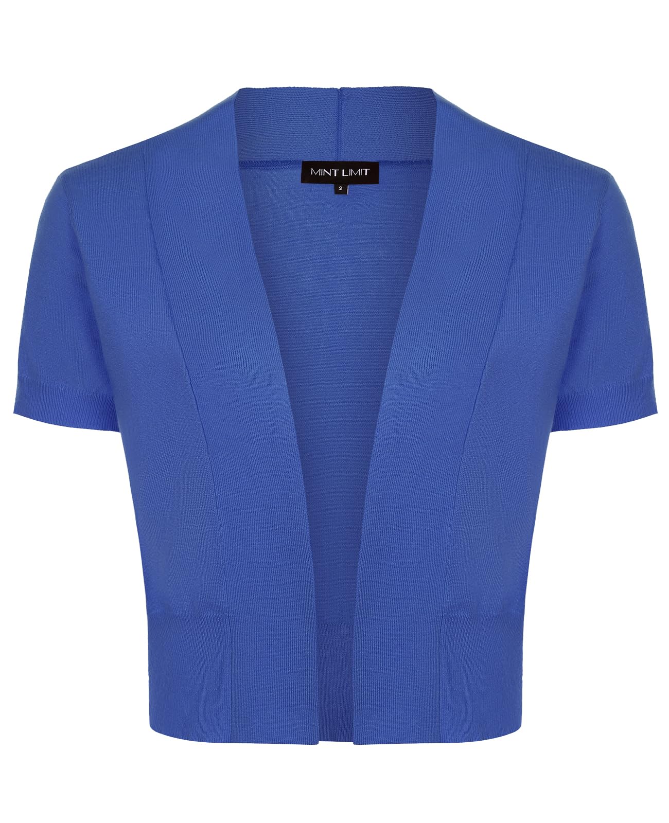 MINTLIMIT Women Shrug Bolero Open Front 3/4 Sleeve Cropped Cardigan Sweater