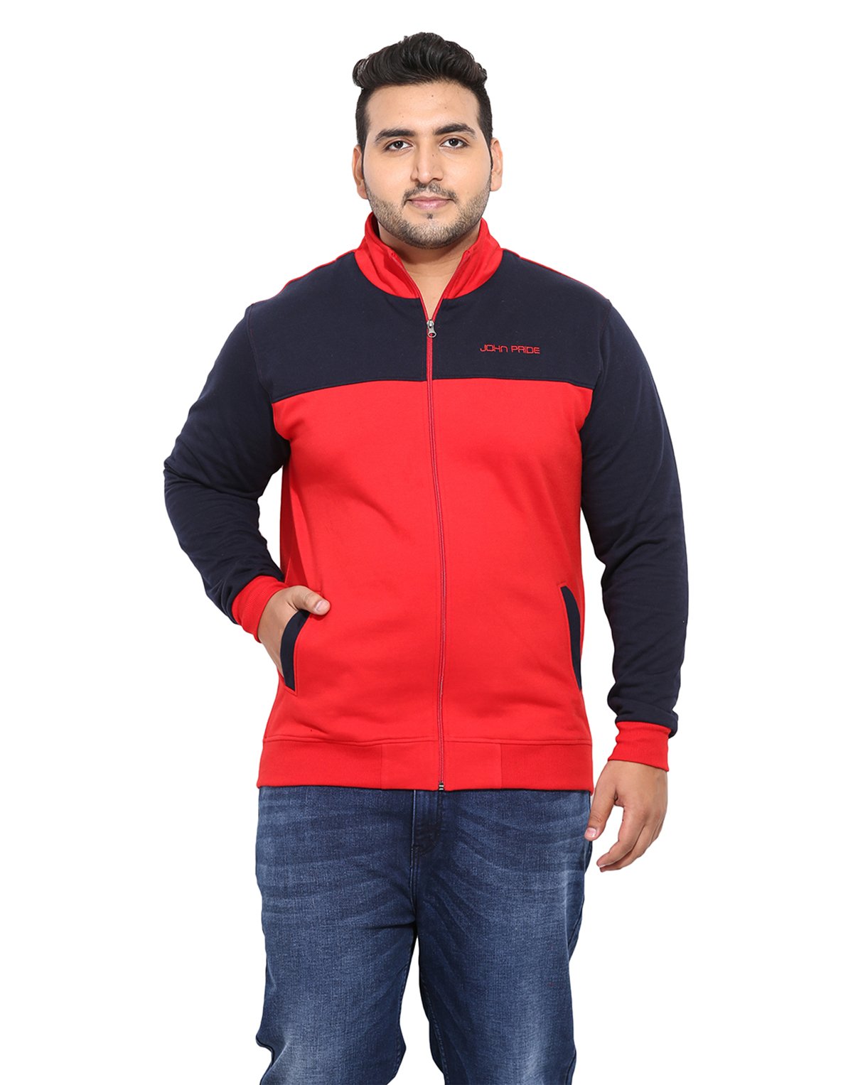 Plus Size Men's Solid Cotton Sweatshirt for Men-image-36