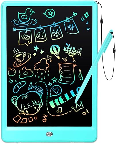 EooCoo Juguetes para niños pequeños, regalos para niños, tableta de escritura LCD de 10 pulgadas, bloc de dibujo, libros para colorear sin desorden