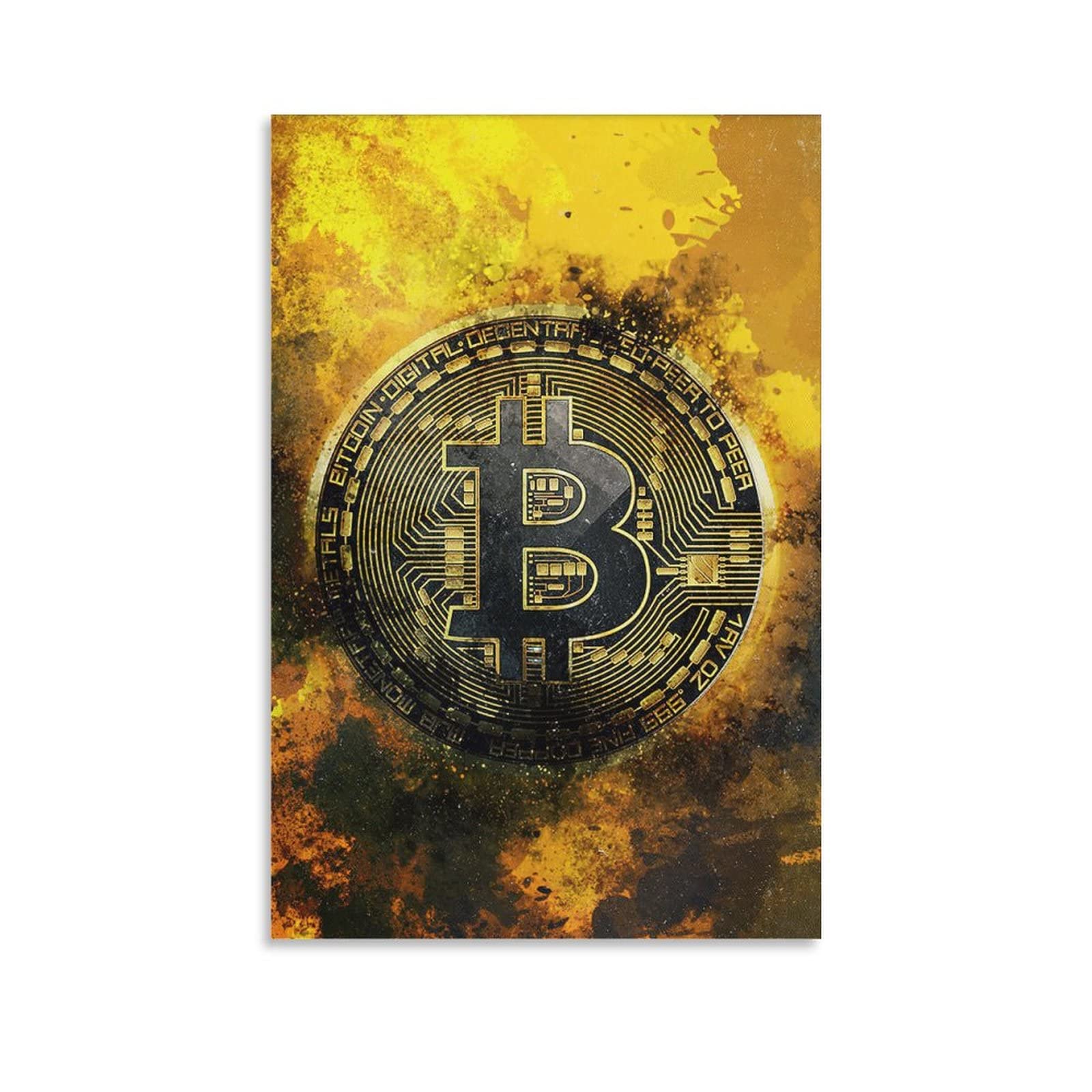 Amazon.com: Bitcoin Canvas Print Pop Art, Cryptocurrency Artwork Office  Decor, Crypto Wall Art, BTC Poster Art, Canvas Wall Art Print Poster for  Home School Office Decor 20x30inch(50x75cm): Posters & Prints