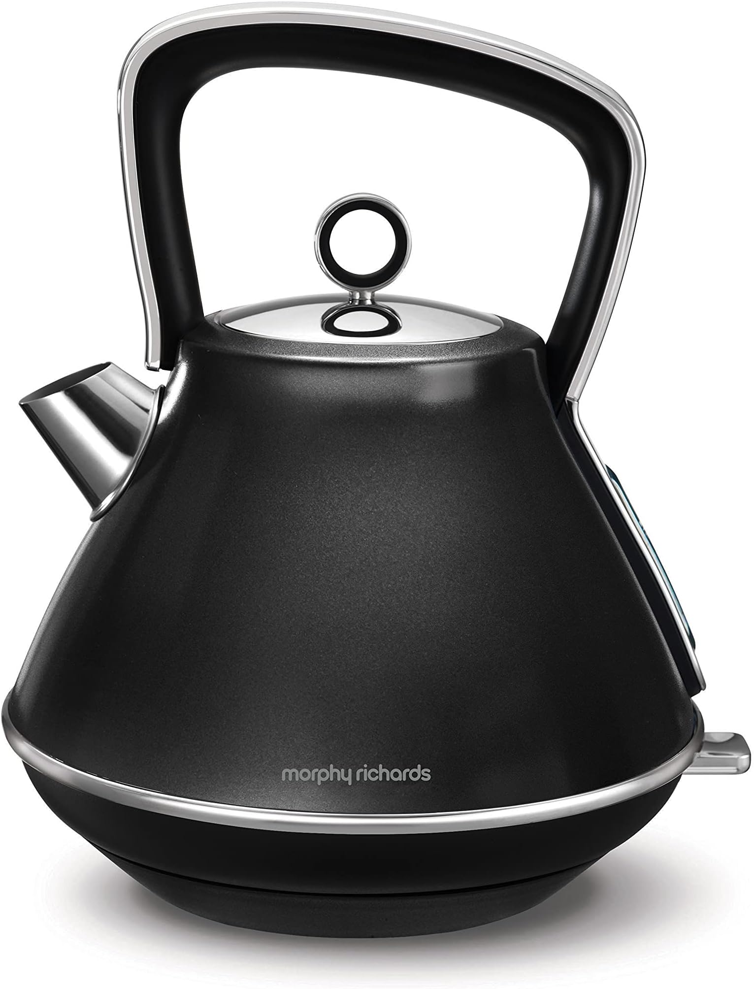 Morphy Richards Vector Pyramid Kettle, 1.5L 3kW Rapid Boil, Anti