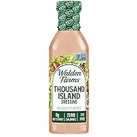 Vista 27 de Walden Farms Paquete variado de aderezos para ensalada – Ranch & Honey Dijon – Sin calorías, sin gluten, bajo en carbohidratos, apto para dieta