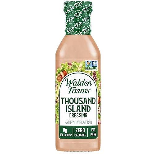 Miniatura 29 de Walden Farms Bac'n Ranch - Aderezo bajo en carbohidratos, sin calorías, sin gluten, apto para dieta cetogénica, sin azúcar, sin grasa, sin lácteos