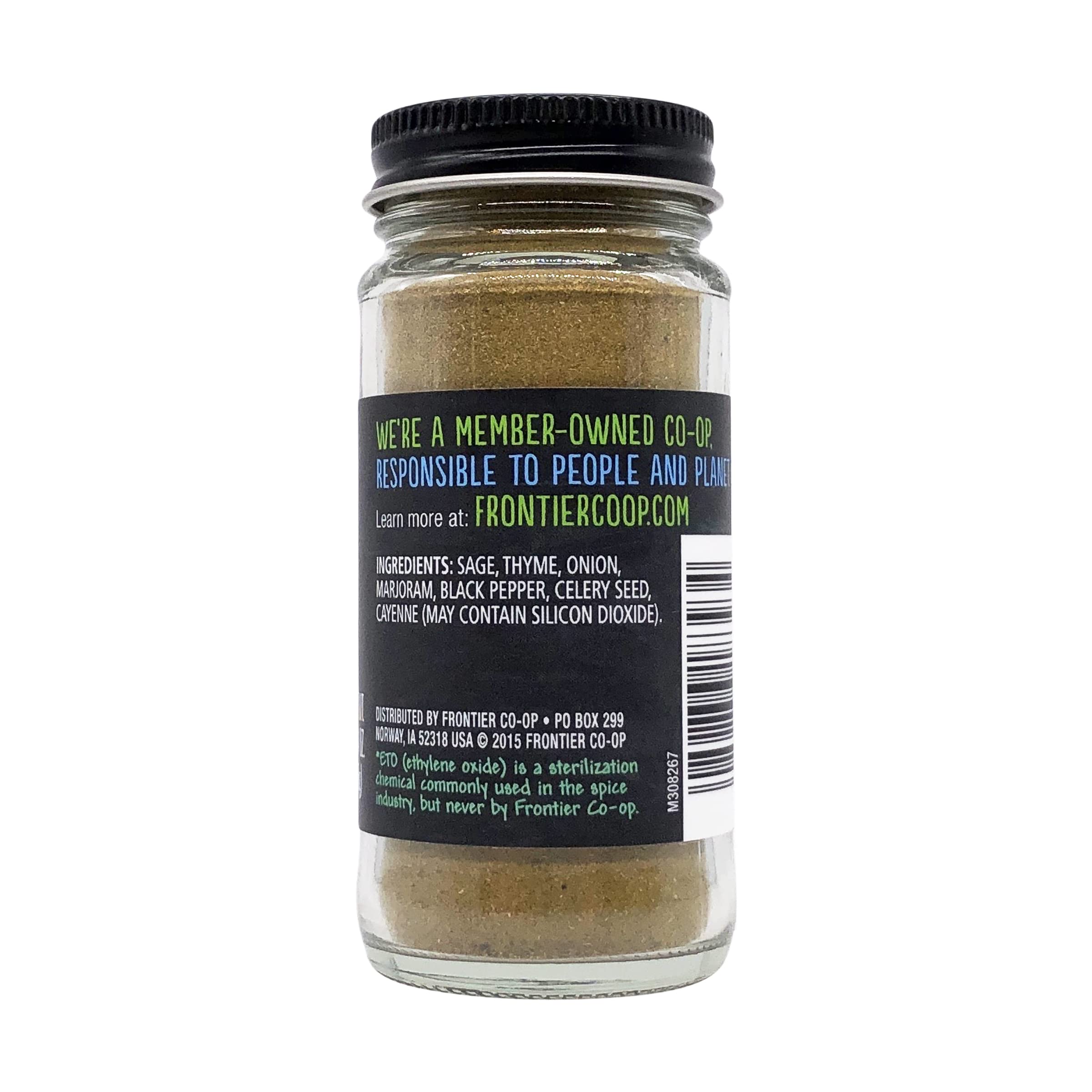 Amazon.com : Frontier Co-op Salt-free Poultry Seasoning, 1.34