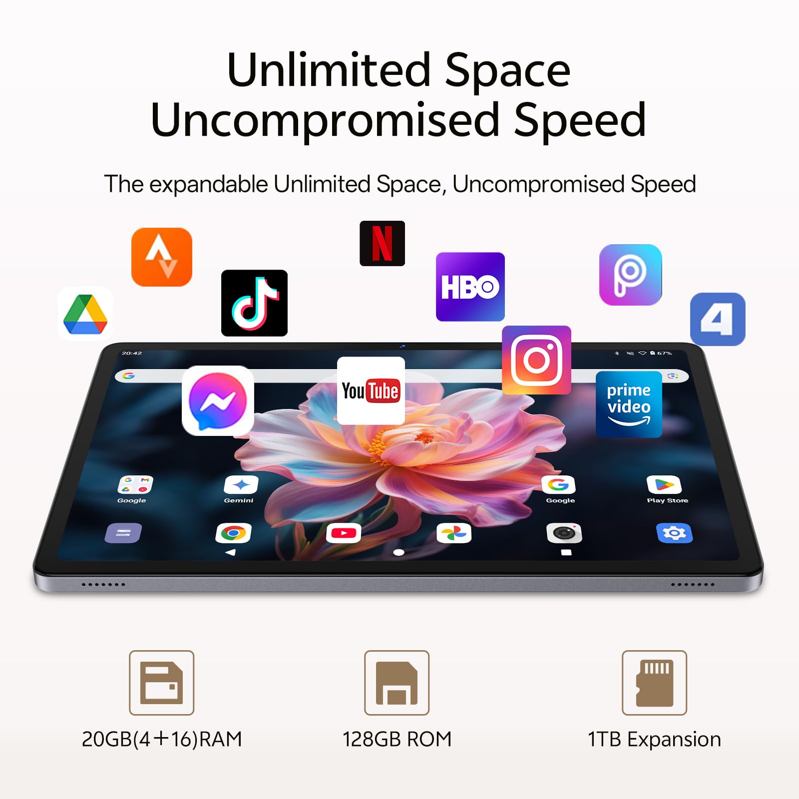 Amazon.com : Tablet 11 inch, Android 16 Tablet with Keyboard