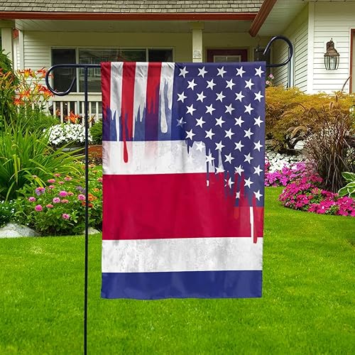 Miniatura 2 de Banderas de Costa Rica Bandera Americana Amistad Estados Unidos Costa Rica Root House Bandera (29.5 x 39.5 pulgadas), Banderas de Estados Unidos,