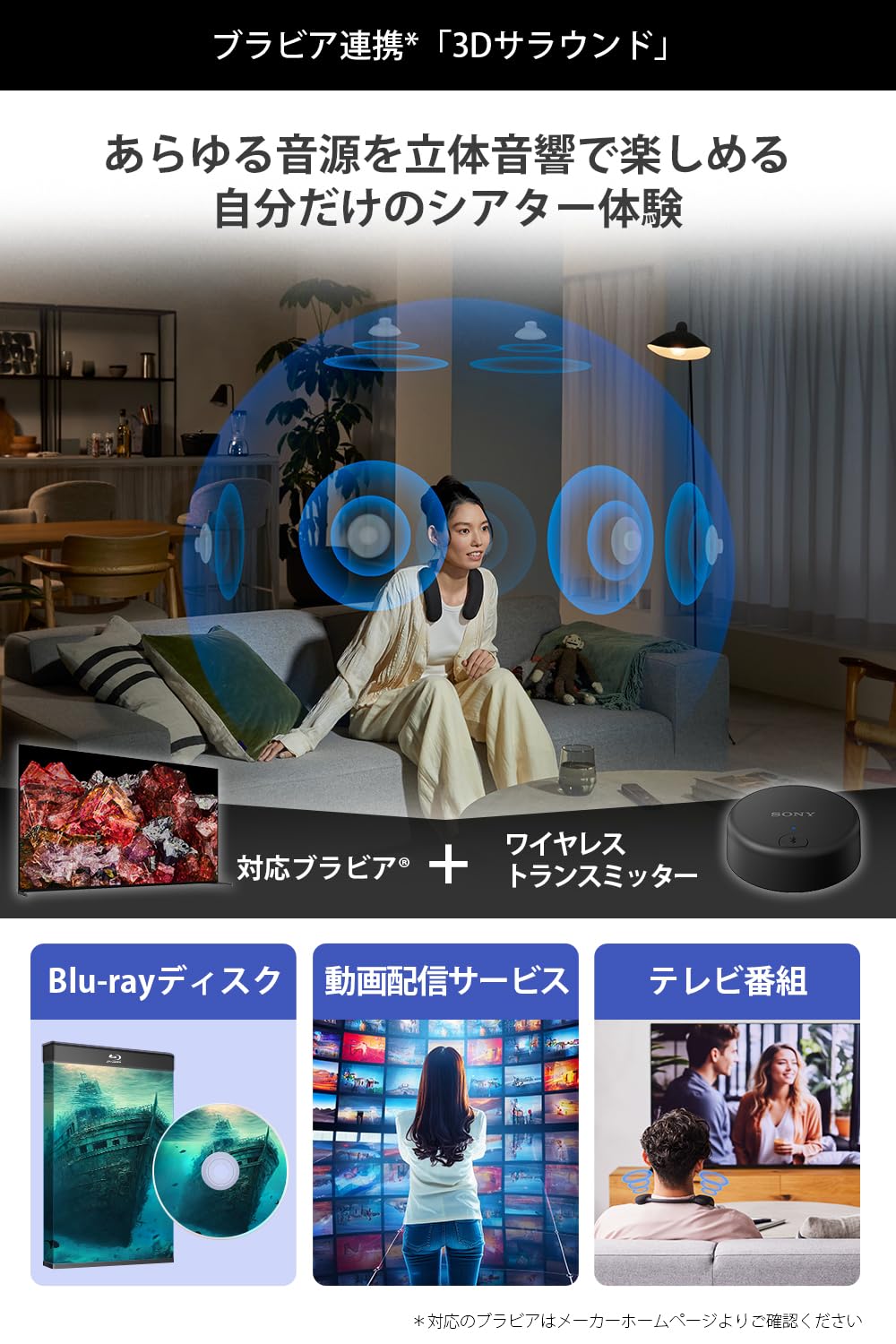 Amazon.co.jp: ソニー(SONY) ワイヤレスネックバンドスピーカーHT-AN7