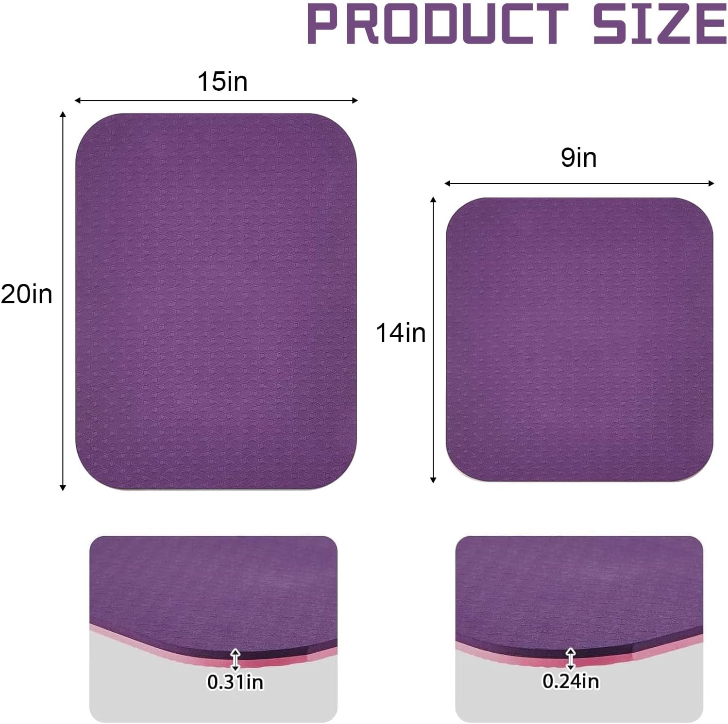 2 Pcs Sewing Machine Muffling Mat Foot Pedal Mat,2 Sizes Machine Non Slip Pad, Reduce Vibrations Noise No Slip,Sewing Machine Accessories for Quilting Embroidery