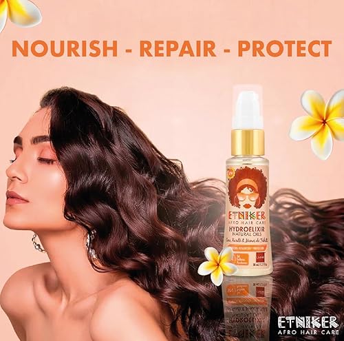 Miniatura 7 de L'MAR Etniker Hidroelixir Aceites Naturales Nutrición, Reparación y Protección Sin Sal, Sulfatos y Parabenos | LMAR Etniker Hydroelixir Aceite
