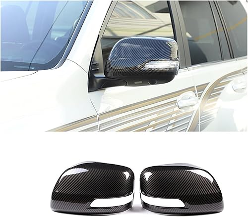 Miniatura 2 de Car Side Rear View Mirror Cover Trim Caps Compatible for Toyota Land Cruiser Prado 150 FJ 150 2018 2010-2019 Auto Accessories