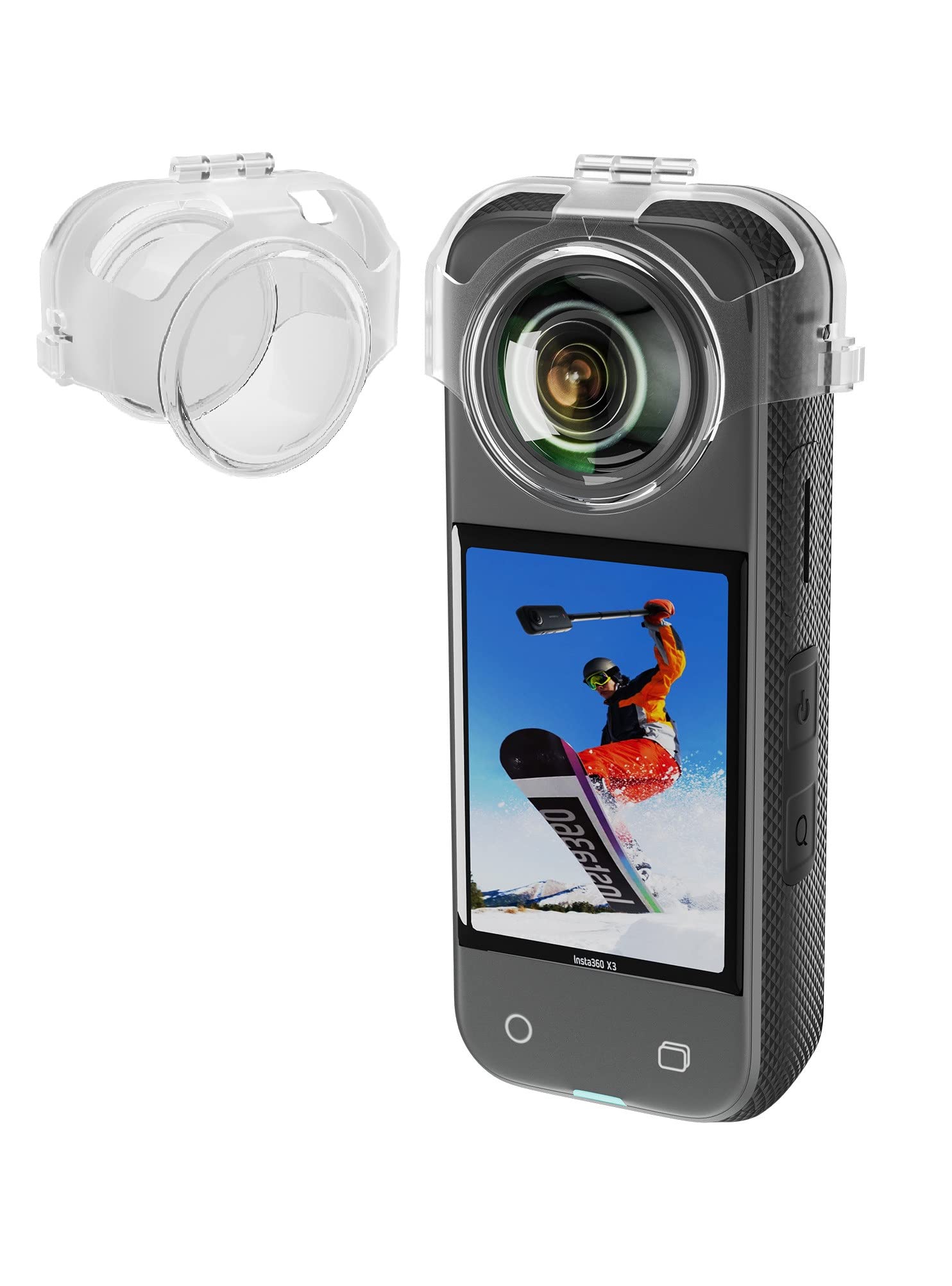 Careflection Lens Protector Cap for Insta360 X3 360 Action Camera: Improvised Shell - Drop Resistant, Water Proof, Anti Crack or Scratch (10 Years Warrantied) (B0C2DH6YBX) Amazon Price History, Amazon Price Tracker