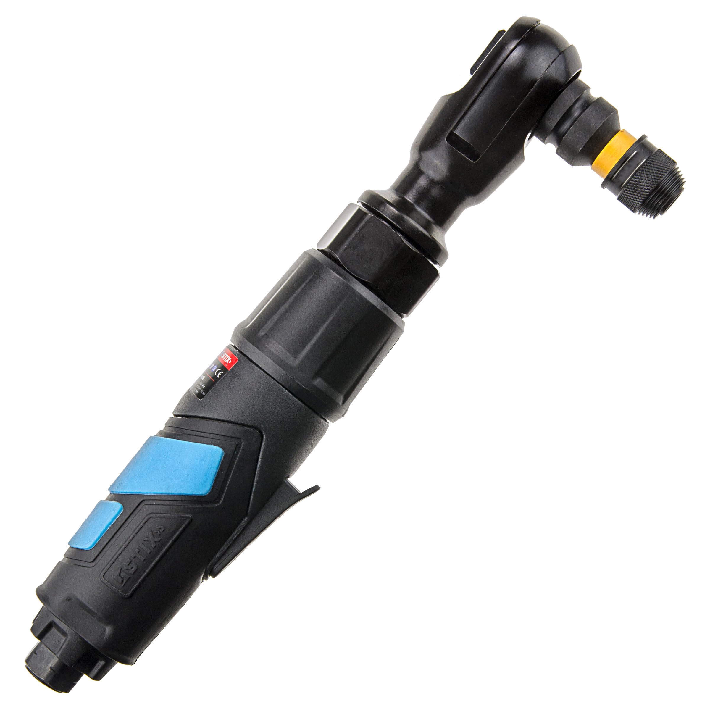 Stix Automotive Equipment Chiave pneumatica a cricchetto - Potenza di serraggio 102Nm - Pressione massima 6Bar - Dimensione del gambo 1/2 pollice - Adattatore 1/2 dopo 1/4 pollice