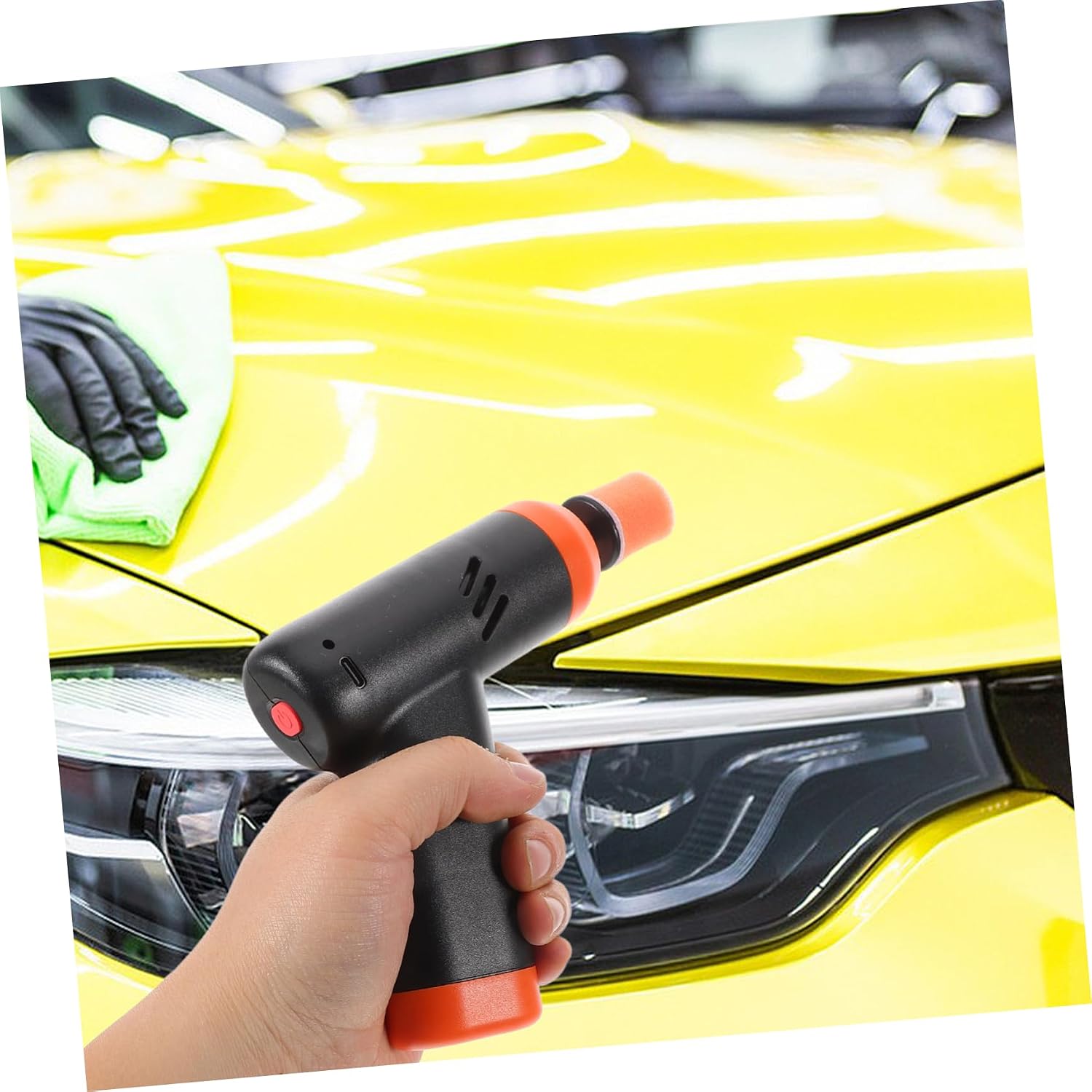 ABOOFAN Mini Polisher Electric Car Detailing Kit Car Wax Buffer Scratch Remover Buffing Machine