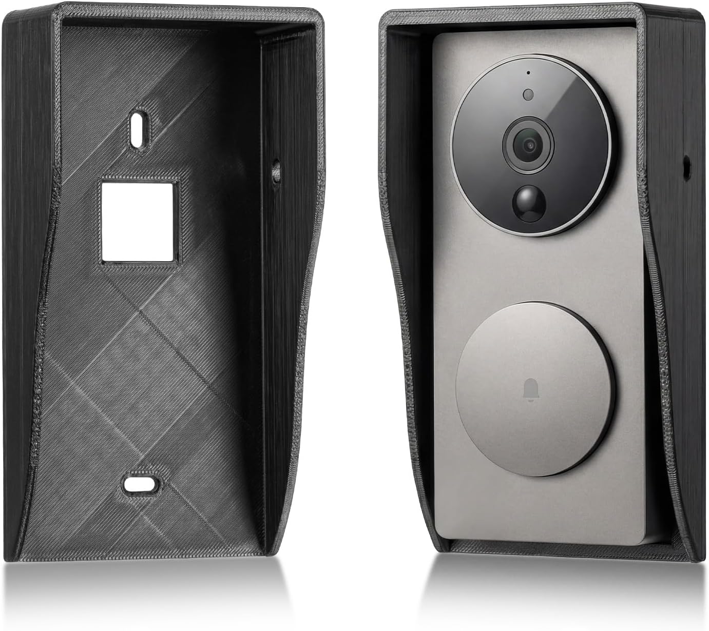 for Aqara G4 Weather Cover, Outdoor Protection Shield with Easy Snap-On Installation, Rain & Weatherproof, Compatible with Angle Mount for Doorbell