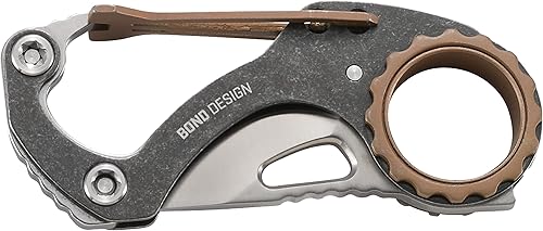 Vista 7 de CRKT Compano EDC Cuchillo de bolsillo: Compano para llevar todos los días, junta deslizante, hoja de satén lavado a la piedra negra, mango de acero