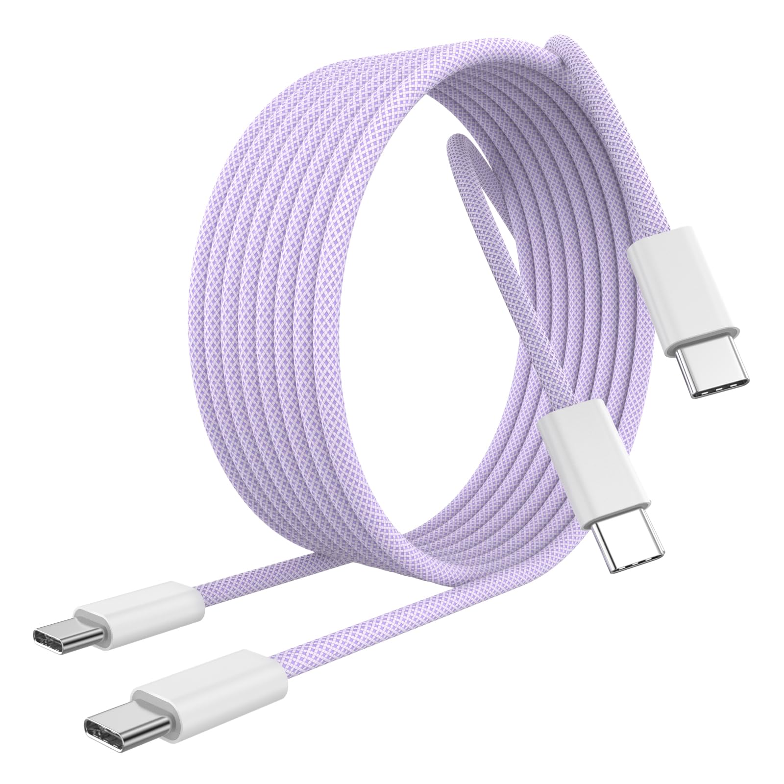 [MFi Certified] iPhone 17 16 15 Charger Cord 6FT, 2 Pack 60W USB C to USB C Charging Cable Cord Long for iPhone 17/17 Pro/17 Pro Max/Air/16/16 Pro/16