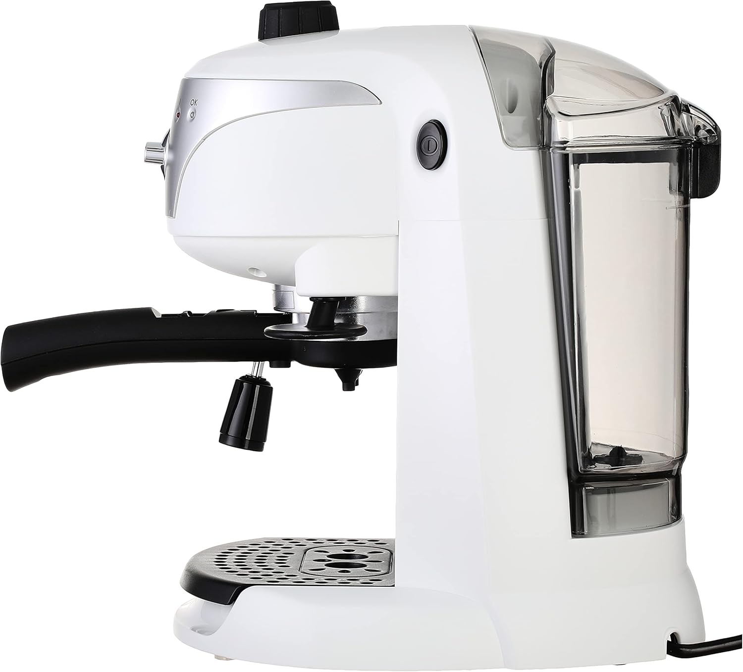 De'Longhi EC221W Espresso Machine Side View