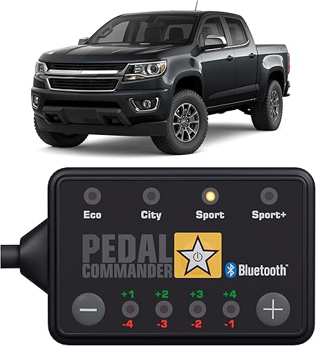 PEDAL COMMANDER Controlador de respuesta del acelerador Chevrolet Colorado 2007-2022  Compatible con motores de gas modelo base, LT, WT, Z71, ZR2,
