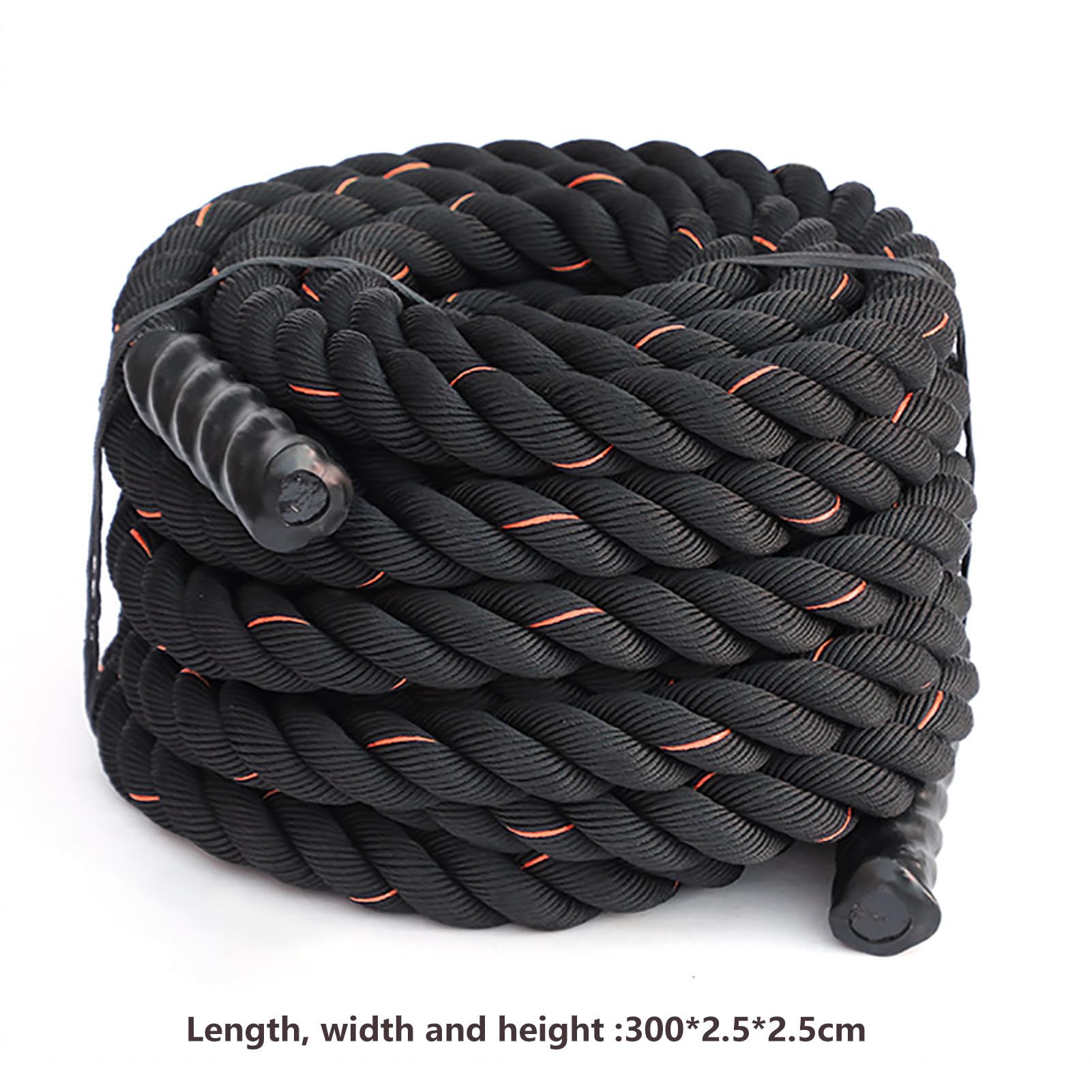 Corde à sauter lestée avec poignée antidérapante pour entraînement musculaire, équipement de fitness