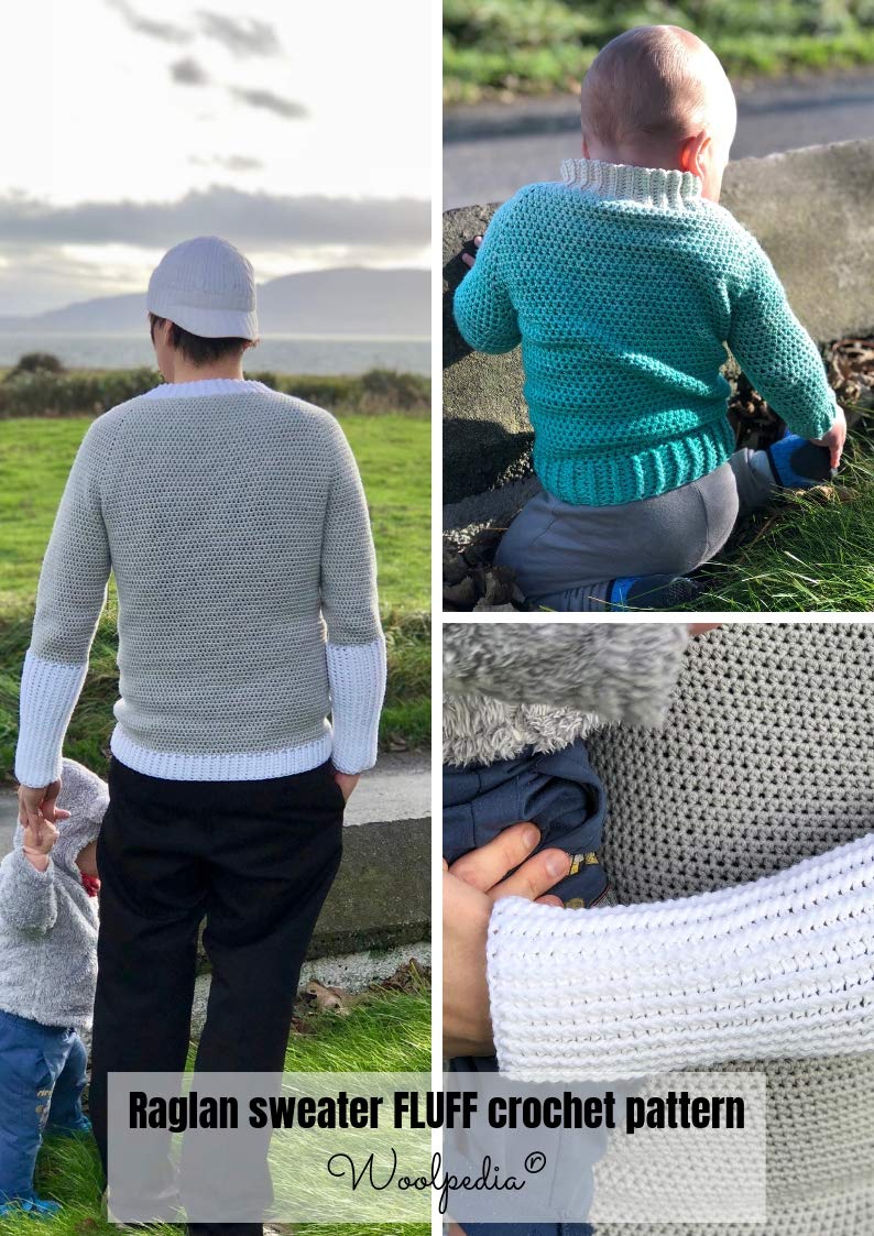 Crochet Raglan Sweater Pattern Free Patterns