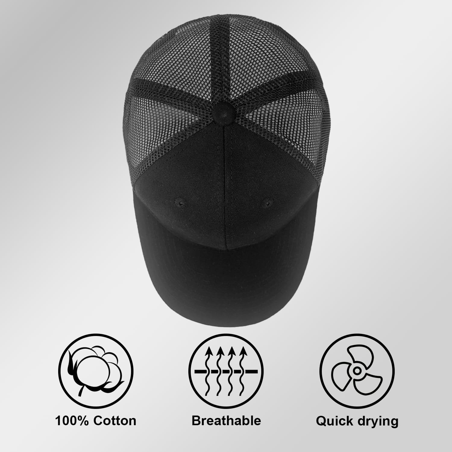 Happy Dad Hat for Men Adjustable Trucker Hat Mens Birthday for Daddy Papa from Daughter Son - Image 7