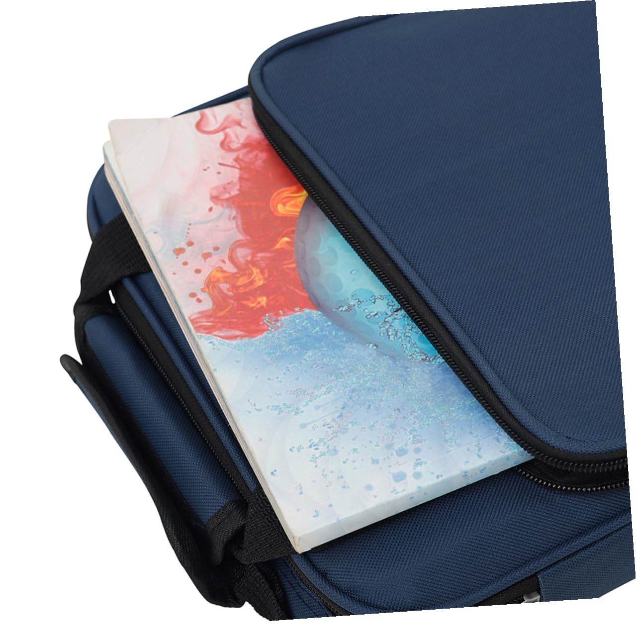 MAGICLULU Borsa con Tracolla per Bacchette Batteria Custodia Organizer Portatile in Oxford Robusto e Durevole per Sala Prove e Palco