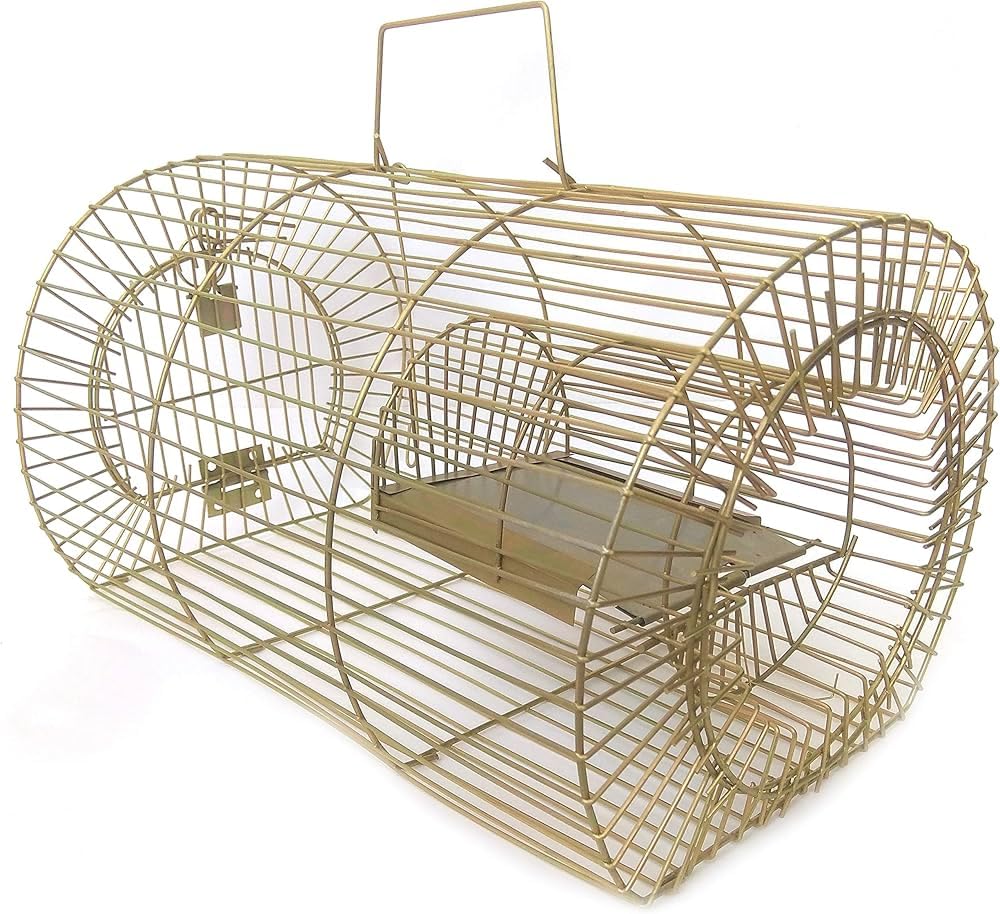 Star Big Rat Trap Cage for House Garden Patio, Transparent Mouse Trap Enlarged No Kill Reusable Catch and Release Smart Rat Catcher Trap for Home-image-47