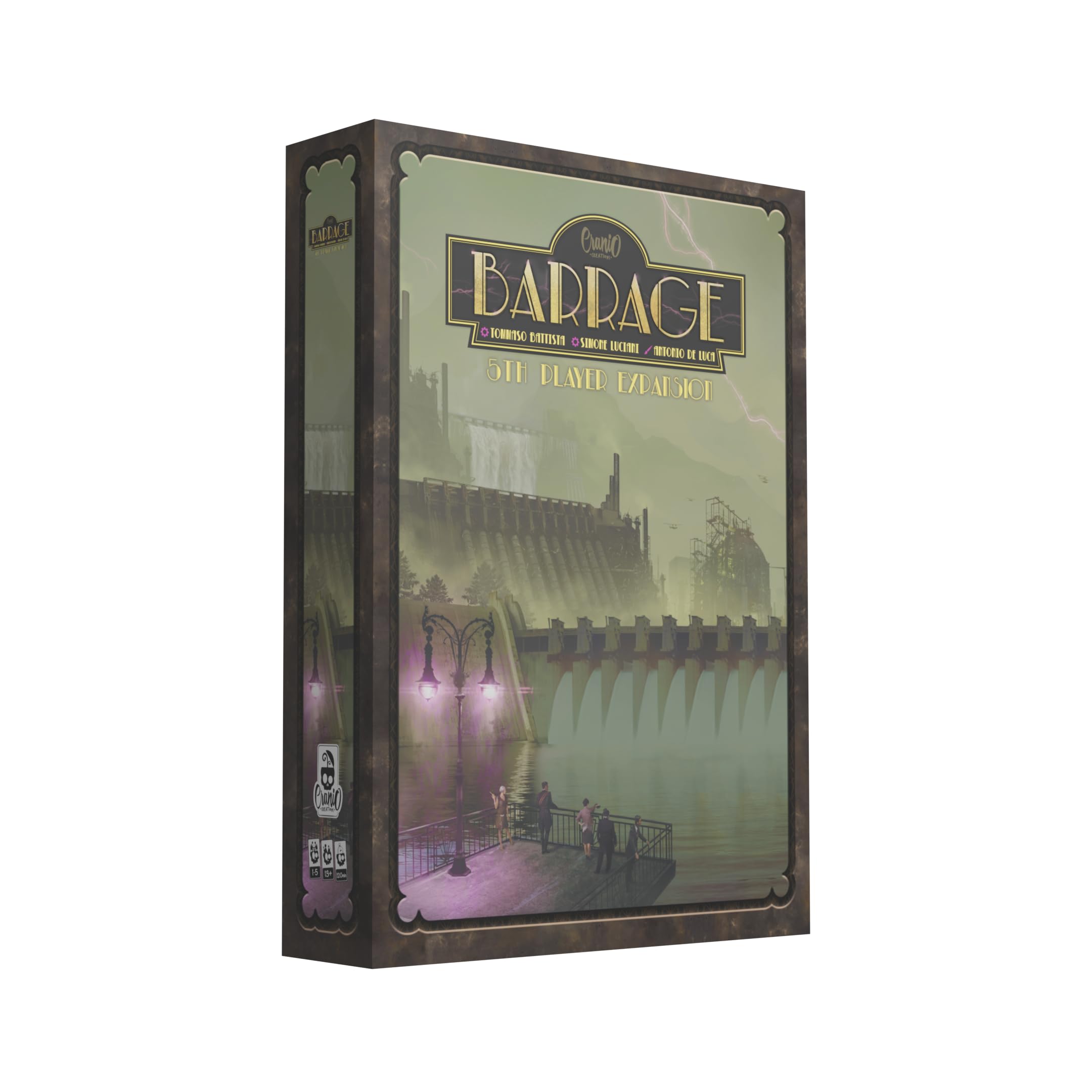 Cranio Creations - Barrage 5th Player, Barrage Game Expansion, Italian Language Edition