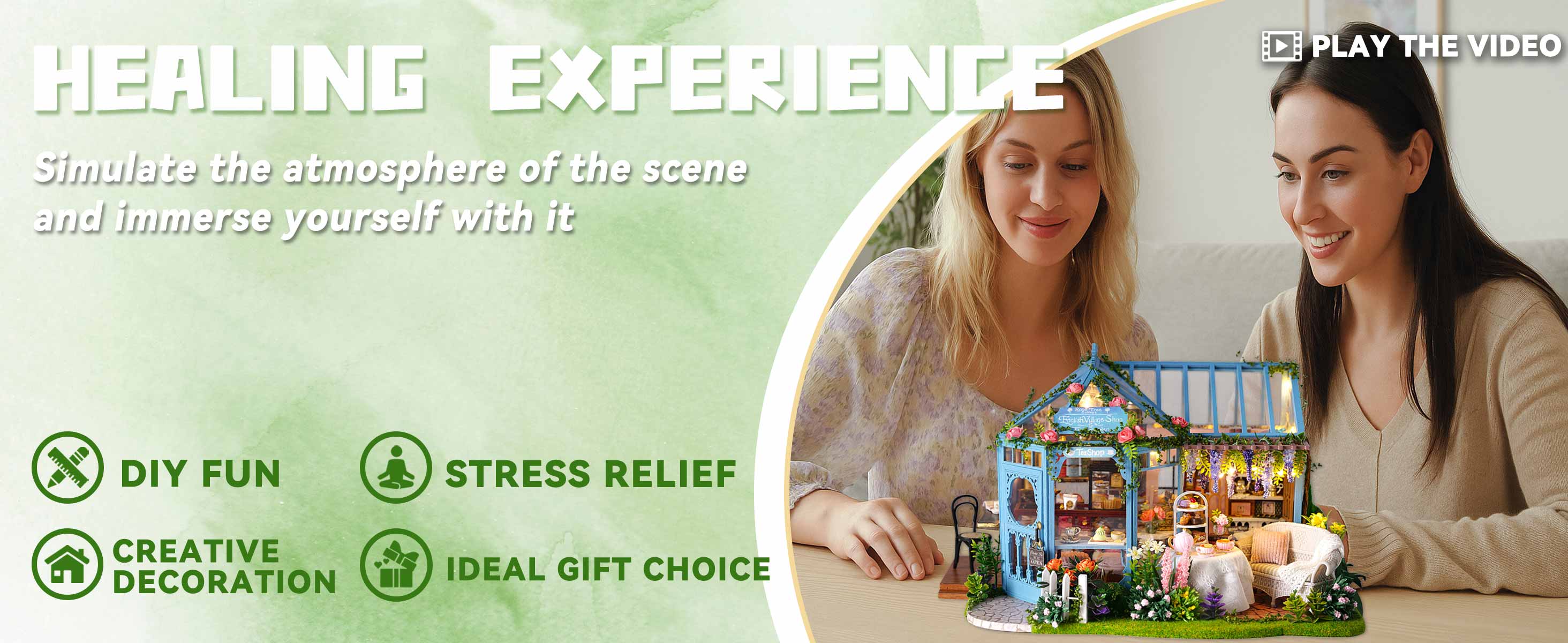 Amazon.com: Flever Dollhouse Miniature DIY House Kit Creative Room