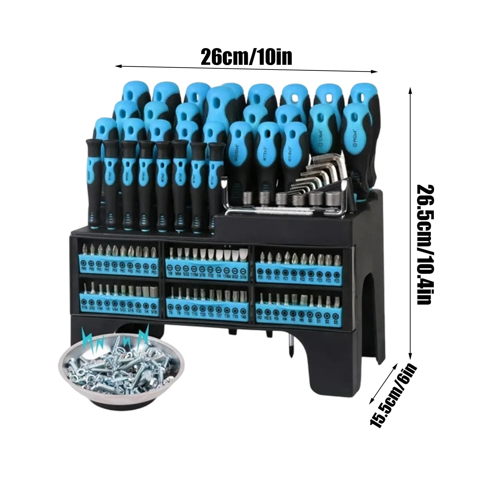 Precyzyjny Komplet Śrubokrętów Magnetyczna Końcówka Do Naprawy Elektroniki | Zestaw Do Napraw Z Futerałem Do Konserwacji Komputerów Zegarków Okularów Sprzętu AGD Napraw Samochodowych Domowych I