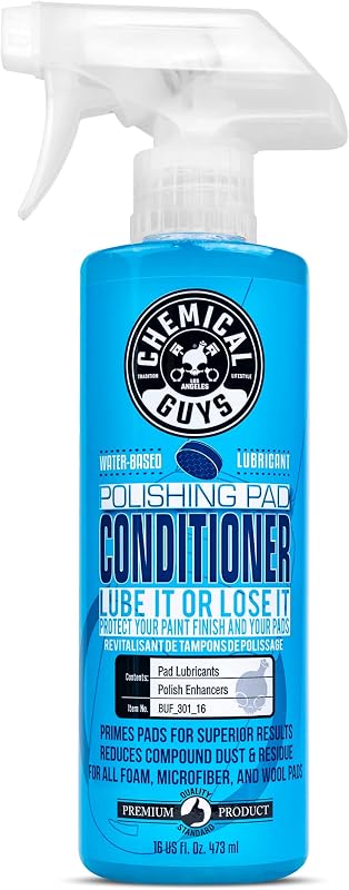 Chemical Guys, Polishing & Buffing Pad Conditioner & Primer Spray, 16 oz | Quick-spray pad lubricant, primes foam microfiber and wool pads, works with DA and rotary polishers