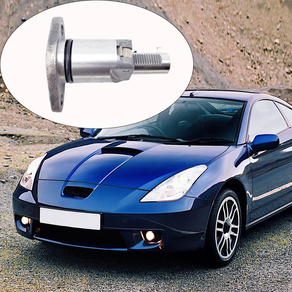 Tensor de cadena de distribución de leva de metal compatible con Toyota Celica Corolla MR2 Spyder 1.8L 2000-2005 Matrix 1.8L 2003-2008 13540-22022 1354022022
