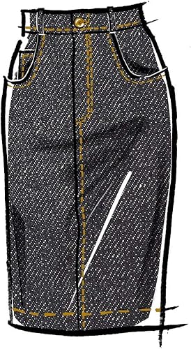 Miniatura 3 de McCall's M8149B5 - Kit de patrones de costura de falda lápiz de 5 bolsillos para señoritas y mujeres, código de diseño M8149, tallas 8-16