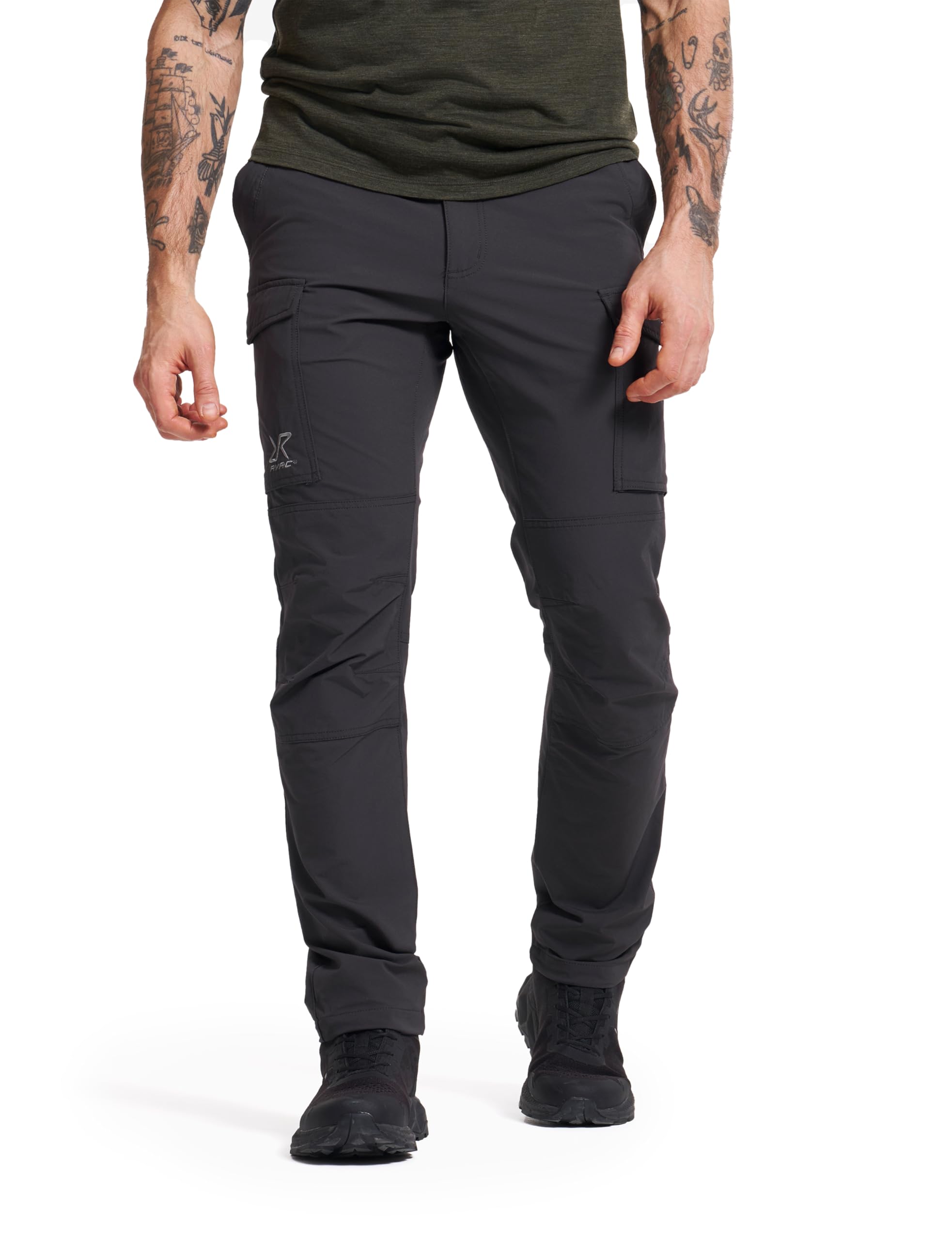 RevolutionRace Adventure Cargo Stretch Pants da Uomo, Pantaloni da Trekking per Tutte Le attività All'aperto
