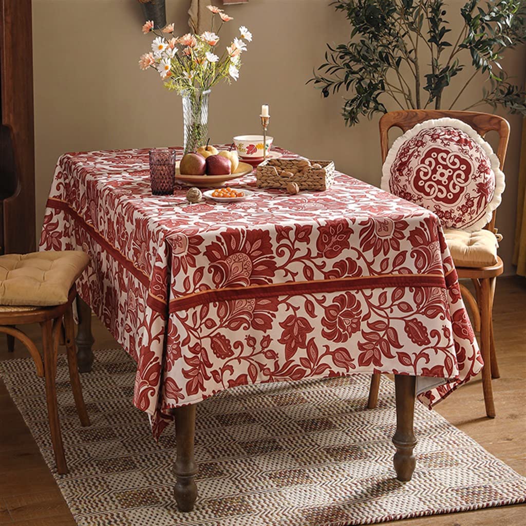 中国刺繍テーブルクロス Amazon｜テーブルクロス 中国赤茶テーブルクロス布結婚式の装飾