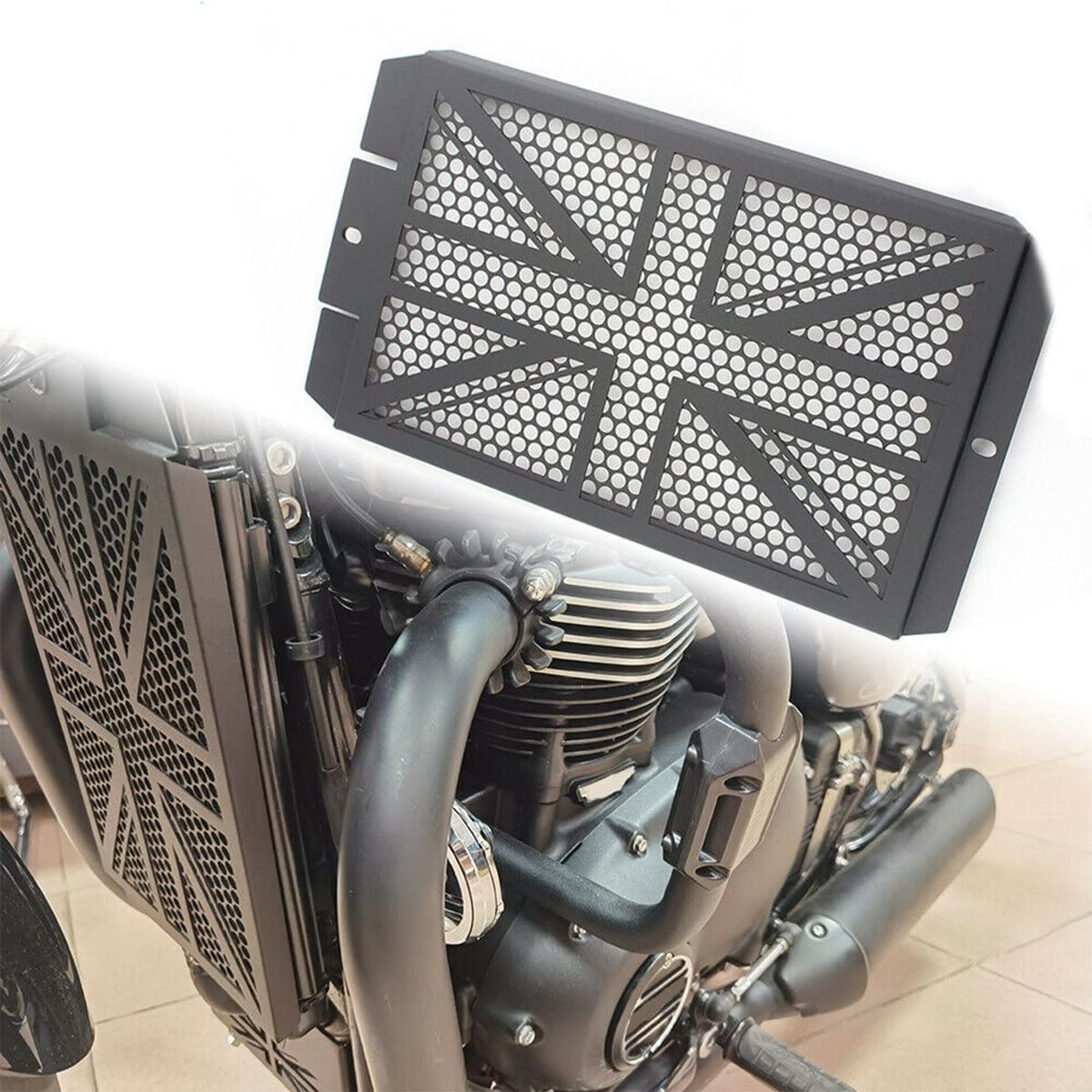 Grille de protection de radiateur pour moto Bonneville T100 T120 Street Scrambler