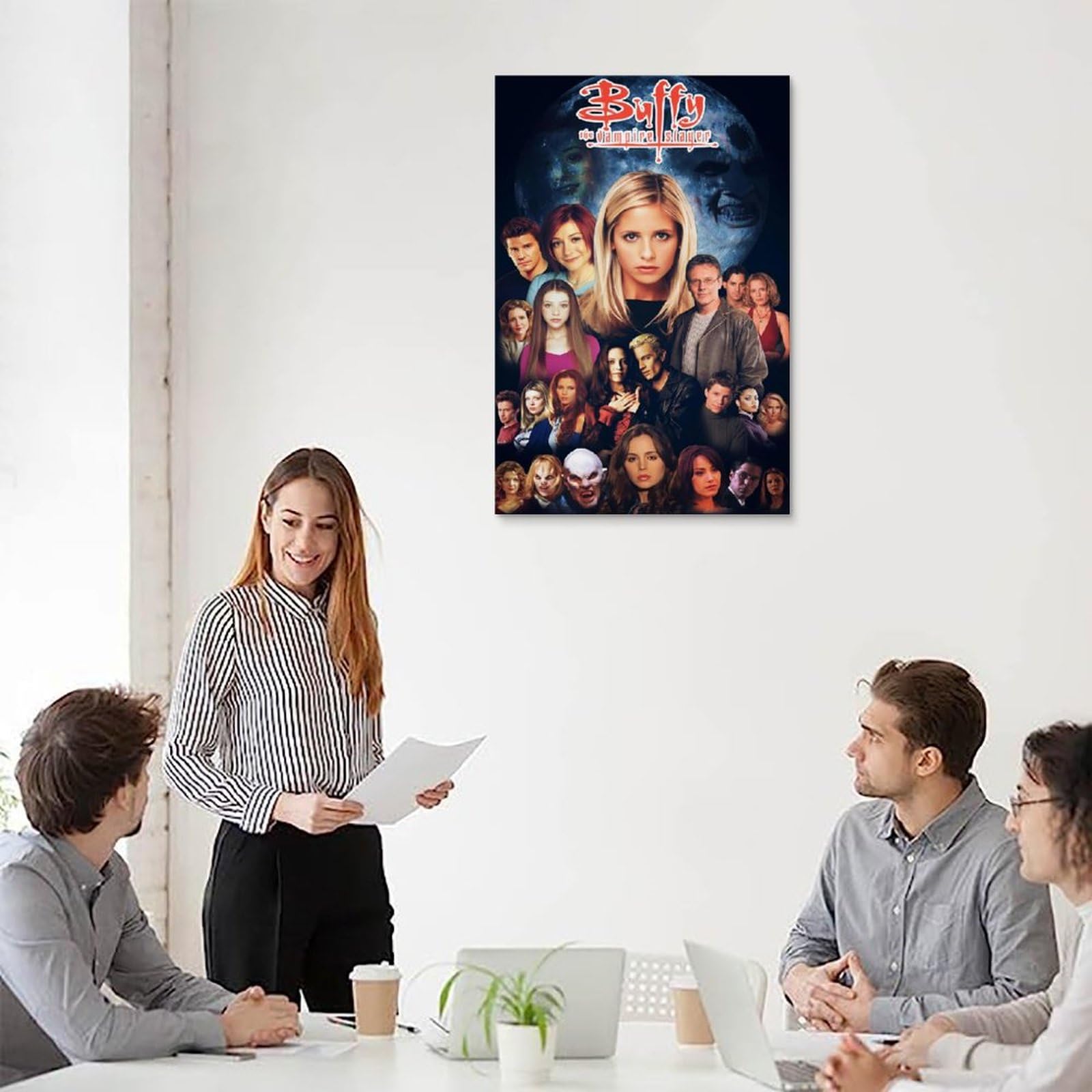 Poster Buffy Contre Les Vampires – Décoration Murale Toile 20x30cm, Style Vintage Sans Cadre - 9