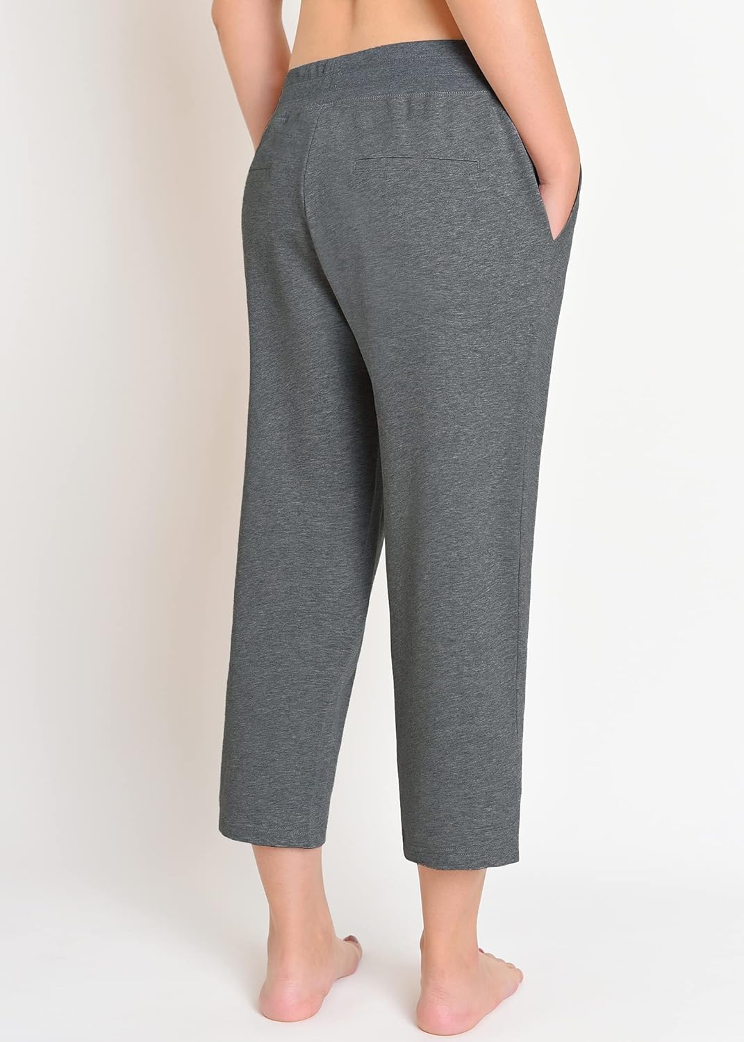 Weintee Women's Cotton Capri Pants with Pockets - Image 2